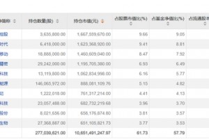 傅鹏博、赵枫、饶刚，最新持仓出炉